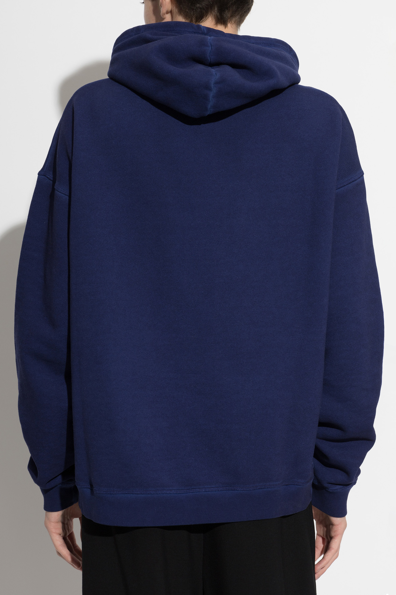 DSQUARED2 ネイビー パーカー XS Dsquared2 Navy Cotton Hoodie with Bold Front Print | Men's | Vitkac